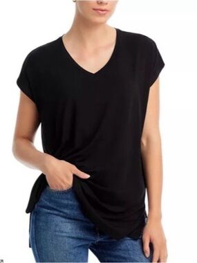 Eileen Fisher V-Neck Short Sleeve Tee